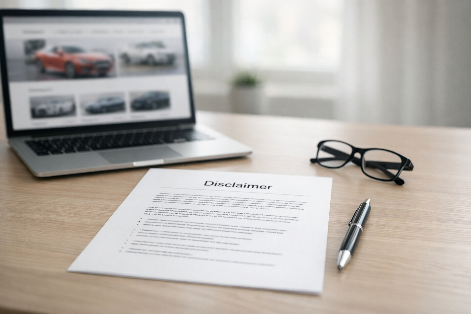 AutoScandi Disclaimer