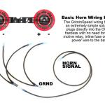 GrimmSpeed Hella Horns Wiring Harness for 02-14 WRX/STi (040005)