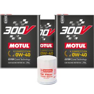 STM R35 GTR MOTUL 300V Engine Oil Change Package