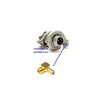 1/8th NPT x 7/32 Hose Barb 90 Degree Turbo Vacuum Fitting