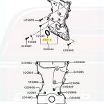Mitsubishi OEM Front Cover Oil Seal for Evo X (1052B433)