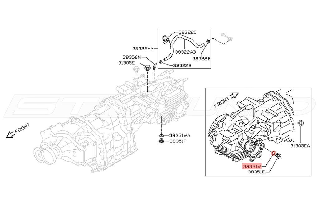 Nissan OEM Diff/Trans Plug Gasket for R35 GTR (11026-4N200)