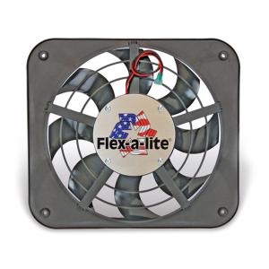 Flex-A-Lite 12 Lo-Profile S-Blade Puller Electric Fan 116550 (123)