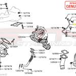 Mitsubishi OEM Turbo Oil Feed Line for Evo 9 (1225A042)