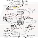 Mitsubishi OEM Turbo Oil Feed Twin Copper Gasket 10mm for Evo X (1226A003)
