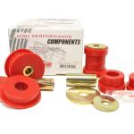 Prothane Red Rear Diff Mustache Bar Bushings for Evo 7/8/9 (13-1610)