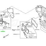 Nissan OEM VTC Cam Sprocket Cover RH for R35 GTR (13040-JF06A)