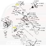 Mitsubishi OEM Water Outlet Gasket for Evo X (1305A286)