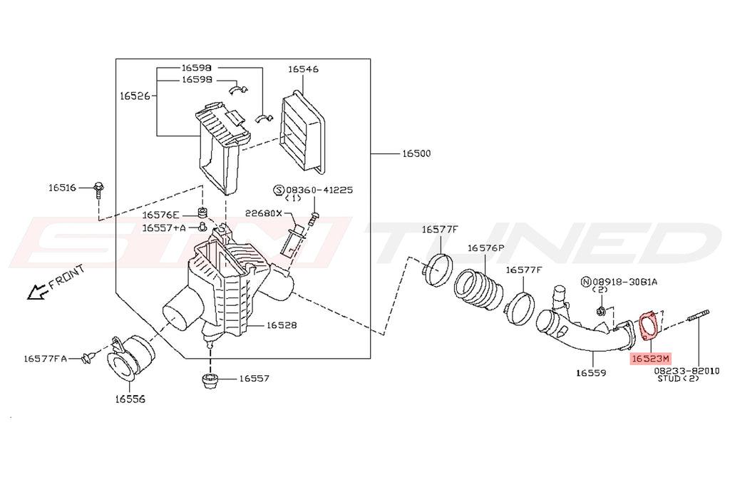 Nissan OEM Turbo Inlet Gasket for R35 GTR (14465-4P210)