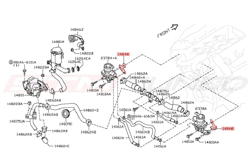 Nissan OEM Air Injection Valve Gasket for R35 GTR (14848-JF02A)