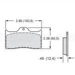 Wilwood Brake Pads BP-10 for STM Front Drag Brake Kit (150-8850K)