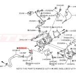 Nissan OEM Turbo Oil Return Line Gasket for R35 GTR (15196-JF00B)