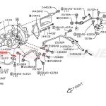Nissan OEM Turbo Oil Return Line Gasket for R35 GTR (15196-JF00B)