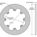 Wilwood Standard Rotor for STM Rear Drag Brakes (160-3202)