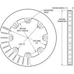 Wilwood Standard Rotor for STM Front Drag Brakes (160-5841)