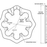Wilwood Scalloped Rotor for STM Front Drag Brakes (160-8135)
