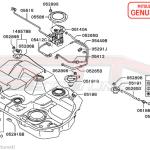 Mitsubishi OEM Fuel Tank Drain Plug for Evo 4-9 (1715A135)