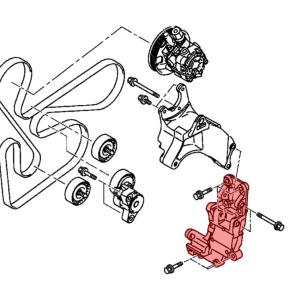 Mitsubishi OEM Power Steering Oil Pump Bracket for Evo X (1801A066)