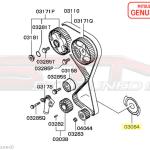 Mitsubishi OEM Crank Trigger Plate for 2G DSM & Evo 4-9 (1840A006)
