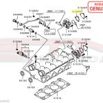 Mitsubishi Cam Position Sensor Housing Gasket for Evo 9 MIVEC Intake (1865A033)