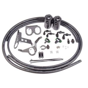 Radium Dual Catch Can Kit (VTE Engine Vent) for 93-98 Supra (20-0387)