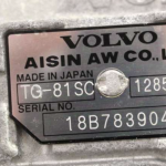 Switzerland Used Volvo XC60 TG-81SC AWD Petrol Gearbox