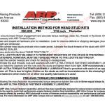 ARP Head Studs for 4G63 7-Bolt DSM/Evo (207-4203)
