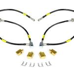 Goodridge Phantom Black Stainless Brake Lines for R35 GTR (22076BKC)