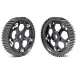 AEM Black Adjustable Tru-Time Cam Gears for Evo 4-9