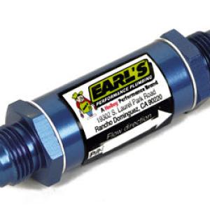 Earls Performance 85 Micron -4AN In-Line Oil Filter (230204ERL)