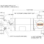 Weldon Electric Racing Fuel Pump -12AN Inlet / -10AN Outlet (2345-A)