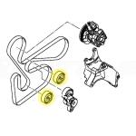 Hyundai Metal Power Steering Pump Idler Pulley for Evo X (252872C000)