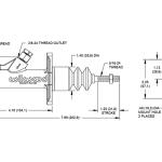 Wilwood GS Compact Remote Master Cylinder (260-15091)