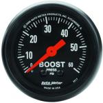 Boost: 0-60 PSI Z-Series Mechanical Gauge (2 1/16)