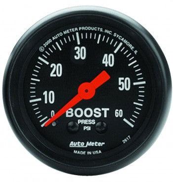 Boost: 0-60 PSI Z-Series Mechanical Gauge (2 1/16)
