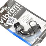 Vibrant Swivel Hose End Fitting to AN to ORB 90° for PTFE Hose