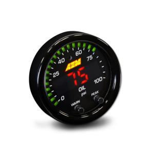AEM X-Series Oil Fuel Pressure Gauge (30-0301)