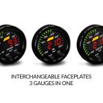 AEM X-Series Water Oil Trans Temperature Gauge (30-0302)