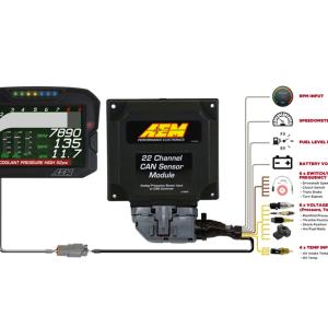 AEM Carbon 22 Channel CAN Sensor Module (30-2212)