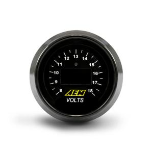 AEM Digital 8-18V Voltmeter Gauge (30-4400)