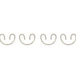 Wilwood AERO6-DM Front BP-QPad Brake Pad Clips for F150 Raptor (300-14504)