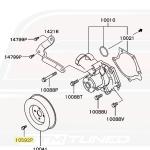 Mitsubishi OEM Water Pump Pulley Bolt for Evo 8/9 (3200A119)