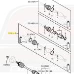 Mitsubishi OEM Axle Boot Repair Kit Outer LH/RH for Evo X