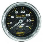 Boost: 0 to 35 PSI - Carbon Fiber Mechanical Gauge (2 1/16)