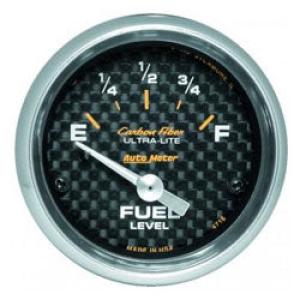 Fuel Level: 240-33 Ω - Carbon Fiber Air-Core SSE Gauge (2 1/16)