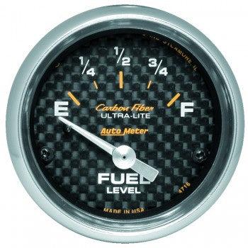 Fuel Level: 240-33 Ω - Carbon Fiber Air-Core SSE Gauge (2 1/16)