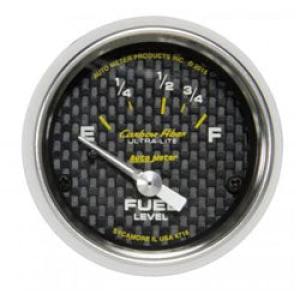 Fuel Level: 16-158 Ω - Carbon Fiber Air-Core Gauge (2 1/16)