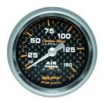 Air Pressure: 0-150 PSI - Carbon Fiber Mechanical Gauge (2 1/16)