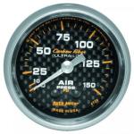Air Pressure: 0-150 PSI - Carbon Fiber Mechanical Gauge (2 1/16)
