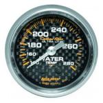 Water Temperature: 140-280°F - Carbon Fiber Mechanical Gauge (2 1/16)